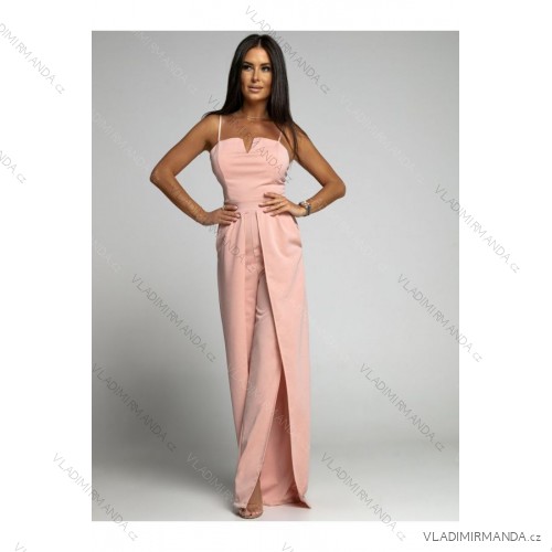 Langer, eleganter trägerloser Overall für Damen (Einheitsgröße S/M) ITALIAN FASHION IMWKK23919/DUR