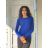 Dünner gestrickter Langarmpullover für Damen (S/M EINHEITSGRÖSSE) ITALIAN FASHION IMM23M5991
