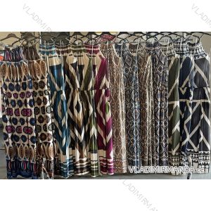 Langes Sommer Damenkleid (uni s-m) ITALIAN FASHION IMM20119