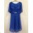 Langes, lässiges Kurzarmkleid für Damen in Übergröße (XL/2XL Einheitsgröße) ITALIAN FASHION IMM23M80775L
