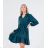 Elegantes langärmliges Kleid mit Gürtel für Damen (Einheitsgröße S/M) ITALIAN FASHION IMM23UN6139