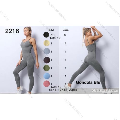 Overal letní variabilní zavazování dámské (S/M ONE SIZE) ITALSKÁ MÓDA IMM21876