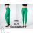 Lange, schlanke Damen-Leggings aus Kunstleder (Einheitsgröße S/M) ITALIAN FASHION IMM23M3070