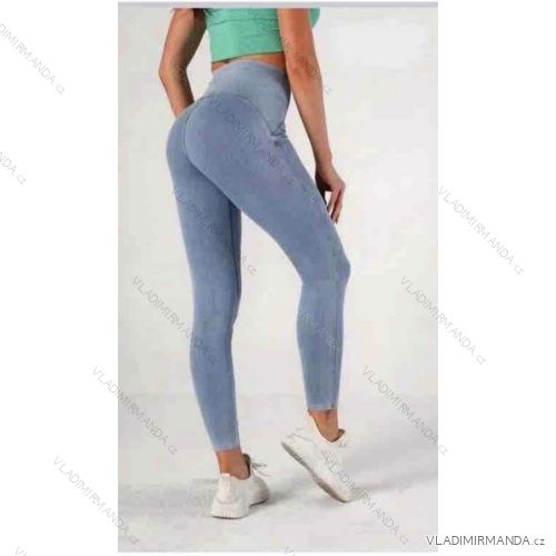 Lange Jeans-Leggings für Damen (Einheitsgröße S/M) ITALIAN FASHION IMM23M533