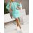 Langarm-Sweatshirt-Kleid für Damen (S/M/L ONE SIZE) ITALIAN FASHION IMD22777