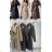 Langer Ledermantel für Damen (Einheitsgröße S/M) ITALIAN FASHION IMWB23536