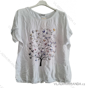 T-Shirt Kurzarm Damen (uni l / xl) ITALIAN FASHION IM420084