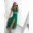 Langes, elegantes, ärmelloses Partykleid für Damen (S/M EINHEITSGRÖSSE) ITALIAN FASHION IMPSH223598/DU Rot
