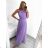 Šaty letní na ramínka dámské (S/M ONE SIZE) ITALSKÁ MÓDA IMPBB22B21841 hellblau S / M