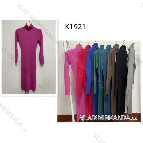 Geripptes Sommerkleid für Damen mit Trägern (S/ML/XL ONE SIZE) MB2123Z220