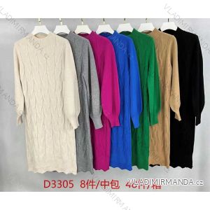 Geripptes Sommerkleid für Damen mit Trägern (S/ML/XL ONE SIZE) MB2123Z220