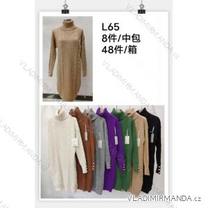Geripptes Sommerkleid für Damen mit Trägern (S/ML/XL ONE SIZE) MB2123Z220