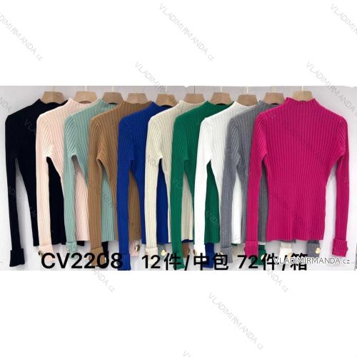 Geripptes Sommerkleid für Damen mit Trägern (S/ML/XL ONE SIZE) MB2123Z220
