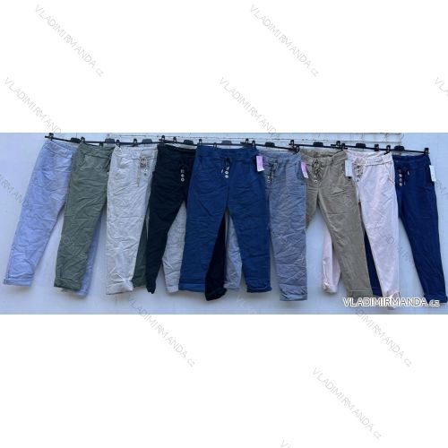 Lange Stretchhose für Damen (Einheitsgröße L/XL) ITALIAN FASHION IMD23130