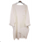 Tunika Oversize Langarm Damen Oversized (2XL / 3XL ONE SIZE) ITALIAN FASHION IM321551 weiß 3xl / 4xl