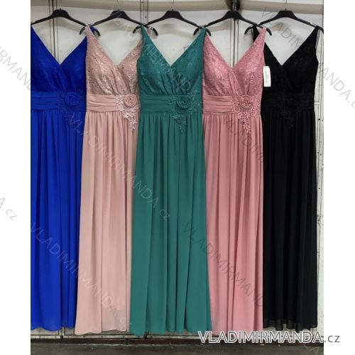 Kleid klassische Kurzarm Frauen (Uni S / M) ITALIAN FASHION IMC20203