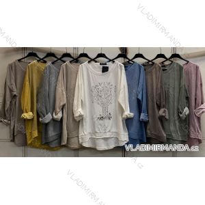 Damen-Tunika mit langen Ärmeln, große Größen (2XL/3XL, EINE GRÖSSE) ITALIAN FASHION IMC22542