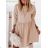 Warmes Langarm-Strickkleid für Damen (Einheitsgröße S/M) ITALIAN FASHION IMD221070