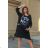 Lässiges Langarmkleid für Damen (2XL/3XL EINHEITSGRÖSSE) ITALIAN FASHION IMD23595