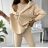 Langärmliger warmer Kapuzenpullover für Damen (Einheitsgröße S/M) ITALIAN FASHION IMWAD233677