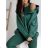 Langärmliger warmer Kapuzenpullover für Damen (Einheitsgröße S/M) ITALIAN FASHION IMWAD233677