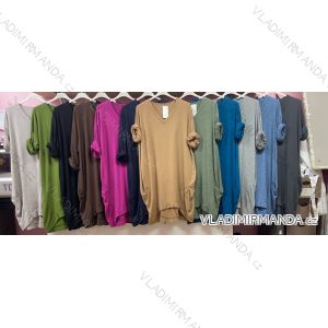 Tunika / Bluse Langarm Damen Oversized (3XL / 4XL ONE SIZE) ITALIAN FASHION IMWQ2191650