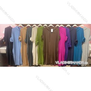 Tunika / Bluse Langarm Damen Oversized (3XL / 4XL ONE SIZE) ITALIAN FASHION IMWQ2191650