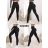 Lange Leggings für Damen (Einheitsgröße S/M) ITALIAN FASHION IMWA23300