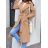 Damen-Button-Down-Hemdjacke mit Knöpfen (S / M ONE SIZE) ITALIAN FASHION IMWD217059