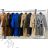 Damen-Button-Down-Hemdjacke mit Knöpfen (S / M ONE SIZE) ITALIAN FASHION IMWD217059