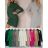 Damen Langarm Hoodie Kleid (S / M ONE SIZE) ITALIAN FASHION IMWA216095