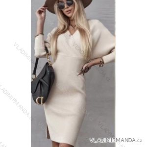 Damen Langarm Hoodie Kleid (S / M ONE SIZE) ITALIAN FASHION IMWA216095