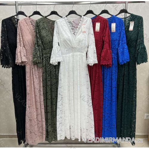 Sommerkleid Carmen aus Musselin für Damen (Einheitsgröße S/M) ITALIAN FASHION IMWE231506