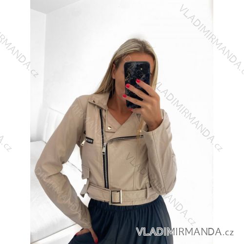Damen Kunstlederjacke (S / M ONE SIZE) ITALIAN FASHION IMM211388