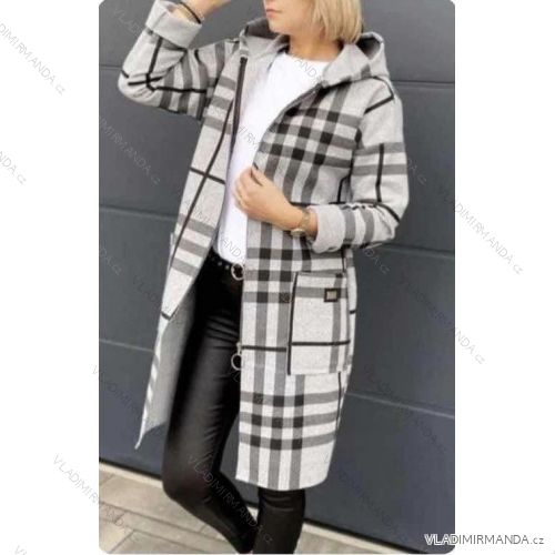 Damen Langarm Hoodie Kleid (S / M ONE SIZE) ITALIAN FASHION IMWA216095