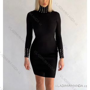 Sommerkleid Langarm geblümte Damen (UNI S / L) ITALIAN FASHION IMK20150