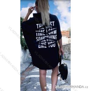 Sommerkleid Langarm geblümte Damen (UNI S / L) ITALIAN FASHION IMK20150