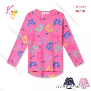 T-Shirt mit langen Ärmeln Kinder Mädchen Mädchen (98-128) KUGO HC0757