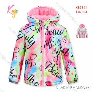 Herbst Kinder Kapuzenjacke für Mädchen (98-128) KUGO KM9924