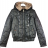 Kabát flaušový beránek s kapucí na zip dámský (L/XL ONE SIZE) ITALSKá MóDA IM321569 schwarz S