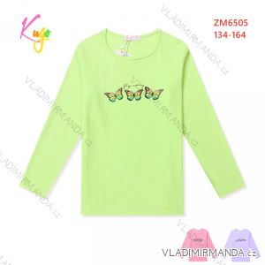 T-Shirt mit langen Ärmeln Kinder Mädchen Mädchen (98-128) KUGO HC0757