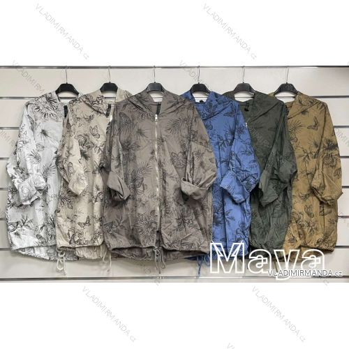 Mikina na zip-Down-Hemdjacke mit Knöpfen (S / M ONE SIZE) ITALIAN FASHION IMWD217059