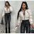 Damen Herbstjacke mit Kapuze (S / M ONE SIZE) ITALIAN FASHION IMWD217260