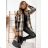 Damen Langarm Hoodie Kleid (S / M ONE SIZE) ITALIAN FASHION IMWA216095