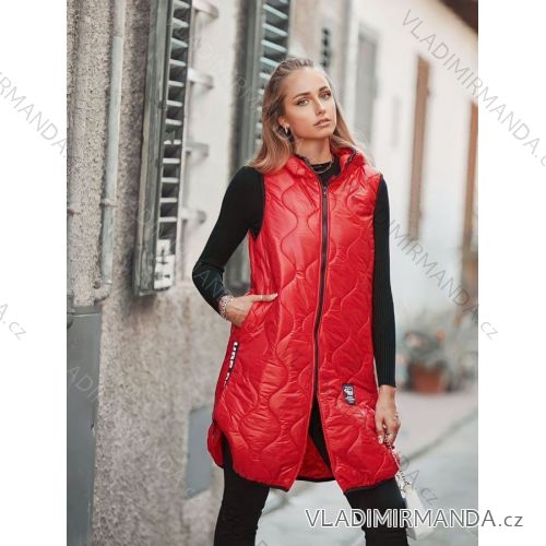 Damen-Kapuzenweste (S/M EINHEITSGRÖSSE) ITALIAN FASHION IMWD233506