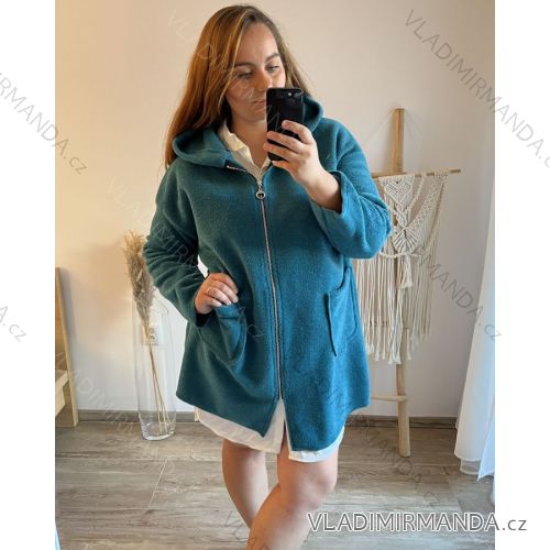 Ärmellose ärmellose Damen (uni sl) ITALIENISCHE MODA IM318334 3xl / 4xl Kerosin