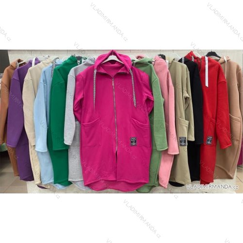 Langärmlige Bomberjacke für Damen (Einheitsgröße S/M/L) ITALIAN FASHION IMWD23470