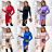 Sommerkleid Langarm geblümte Damen (UNI S / L) ITALIAN FASHION IMK20150