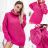 Sommerkleid Langarm geblümte Damen (UNI S / L) ITALIAN FASHION IMK20150
