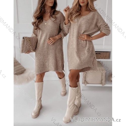Langärmliges Strickkleid für Damen (Einheitsgröße S/M) ITALIAN FASHION IMWAK23CL5019
